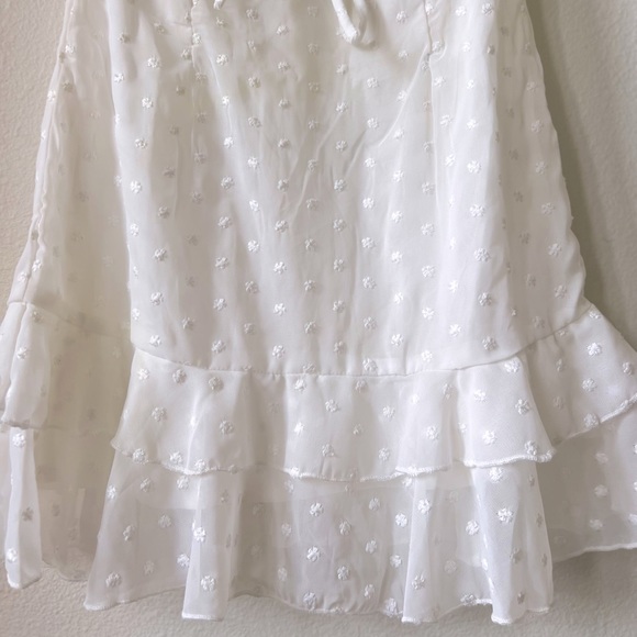 COPY - Princess Polly mikail mini dress white size 0 - Picture 7 of 13